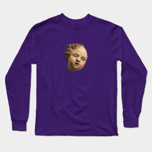 Disembodied Cherub head fragment Long Sleeve T-Shirt